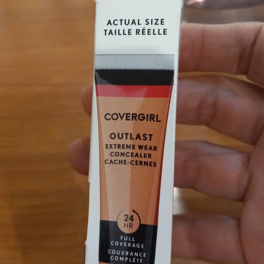 COVERGIRL Outlast Extreme Wear Concealer, Natural Beige, .3 fl oz, Full Coverage